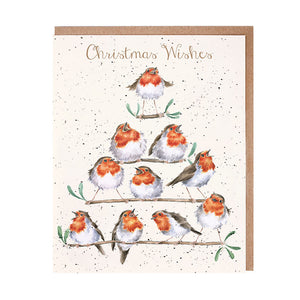 Wrendale Designs Notecard Pack - Rockin Robins (Pack of 8)