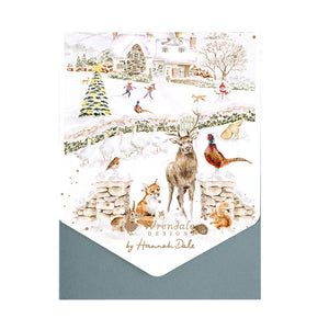 Wrendale Designs Notecard Pack - Snow Place Like Home (Pack of 8)