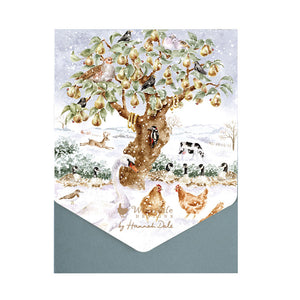 Wrendale Designs Notecard Pack - The Twelve Days Of Christmas (Pack of 8)