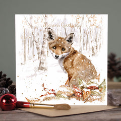 Wrendale Designs Snowfall Christmas Card