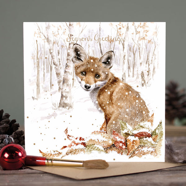 Wrendale Designs Snowfall Christmas Card