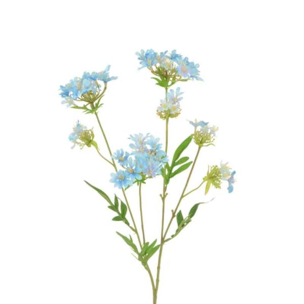 Floralsilk Mini Blue Wild Flower Spray (68cm)