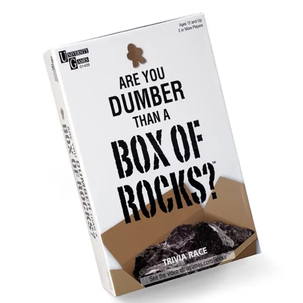 Dumber than a box of rocks! packshot