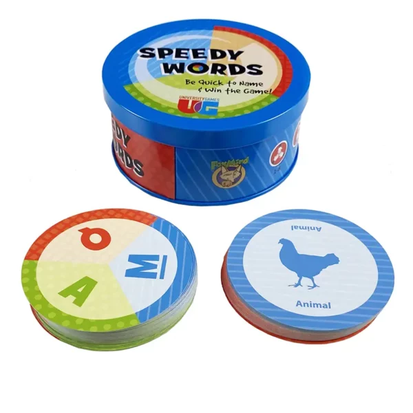Speedy Words Family Game contents