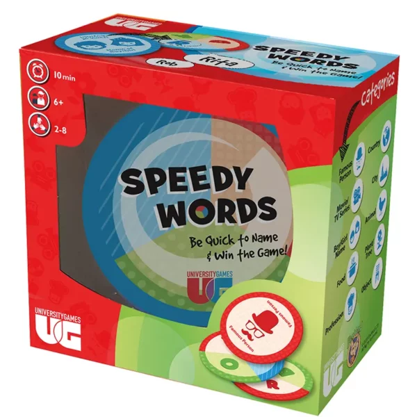 Speedy Words Family Game packshot