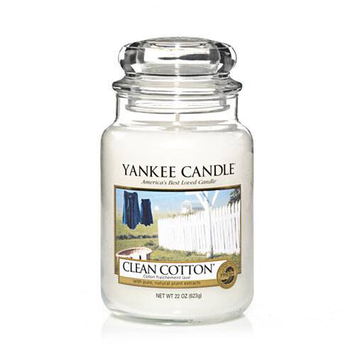 Yankee Candle Classic Large Jar Clean Cotton