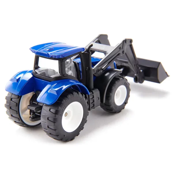 siku 1396 New Holland tractor with front loader back