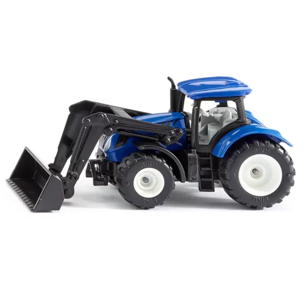 siku 1396 New Holland tractor with front loader side