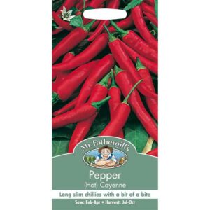 Mr Fothergill's Pepper (Hot) De Cayenne Seeds