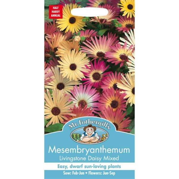 Mr Fothergill's Mesembryanthemum Livingstone Daisy Mixed Seeds
