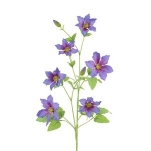 Floralsilk Clematis Spray Stem (94cm)