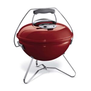 Weber Smokey Joe 37cm Premium Charcoal Barbecue, Crimson
