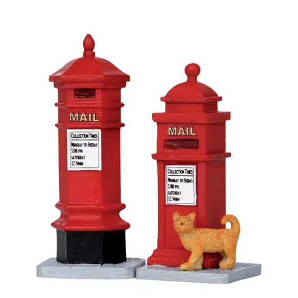 Lemax Victorian Mailboxes (Set of 2)