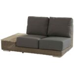 4 Seasons Outdoor Kingston Right Island with 4 cushions