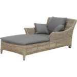 4 Seasons Outdoor Valentine One Seater Sunbed with Cushions