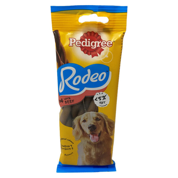 4 Pack of Pedigree Rodeo with Beef