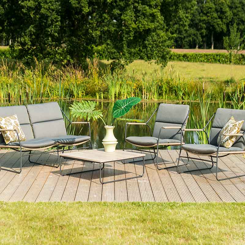 4 seasons outdoor scandic lounge set with axel table