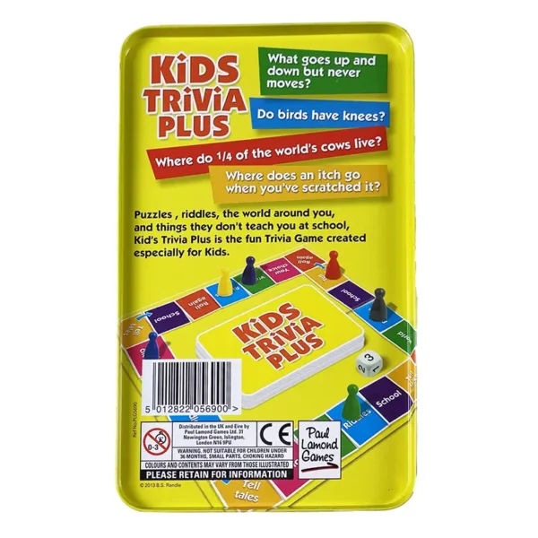 Kids Trivia Plus 3rd Edition back