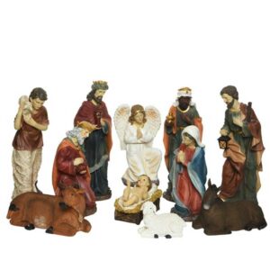 Kaemingk Christmas Nativity Scene 11 Figure Set, Large
