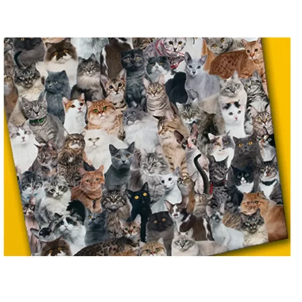 The World's Most Difficult Cats 529 Piece Jigsaw Puzzle image