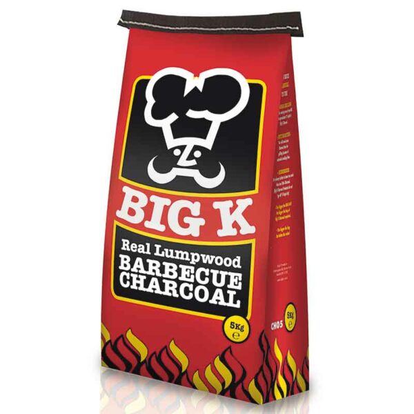 5kg Big K Real Lumpwood Barbecue Charcoal