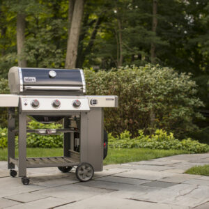 Weber Genesis II E-310 GBS Gas Grill Barbecue (Black) looks great on any patio