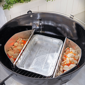 Using Weber Barbecue Large Drip Pans (10 Pack) #6416