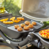 Use the Weber Barbecue Cast Iron Griddle for Q100 / 1000 Series to cook evenly every time