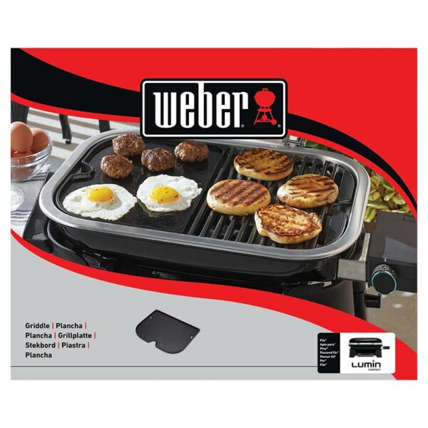 The Weber Griddle - Lumin Compact Electric Barbecue packaging
