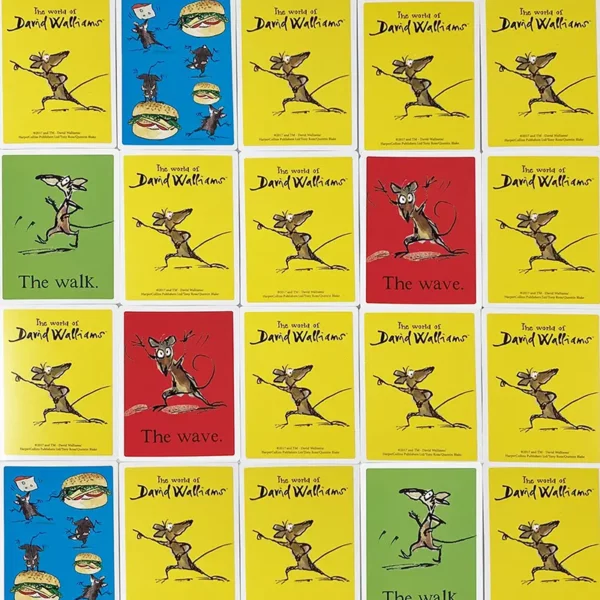 David Walliams Rat Burger Memory Card Game cards