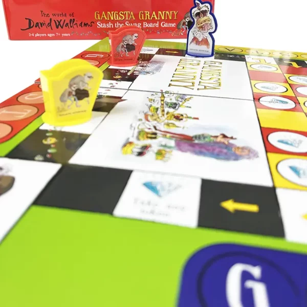 David Walliams Gangsta Granny ‘Stash the Swag’ Board Game close 2
