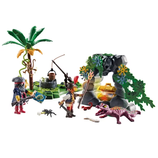 PLAYMOBIL Pirate Island with Treasure contents