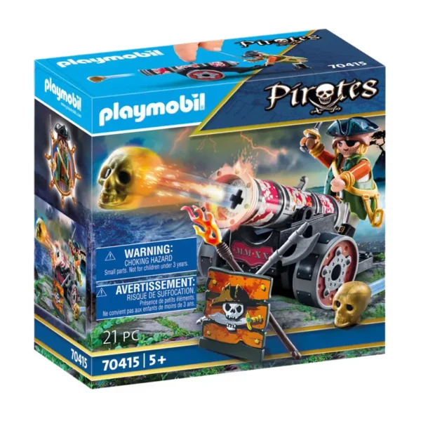 PLAYMOBIL Pirate with Skull Cannon packshot