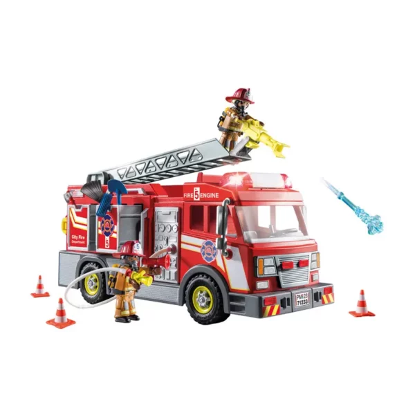 PLAYMOBIL City Action Rescue Fire Truck contents