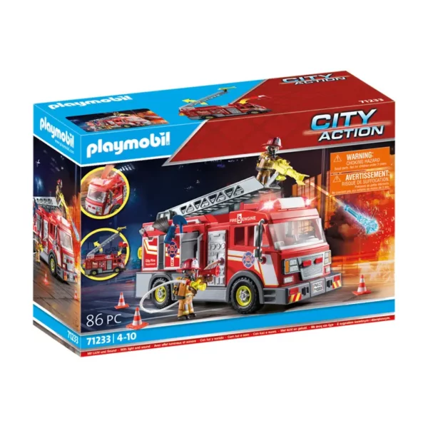 PLAYMOBIL City Action Rescue Fire Truck packshot