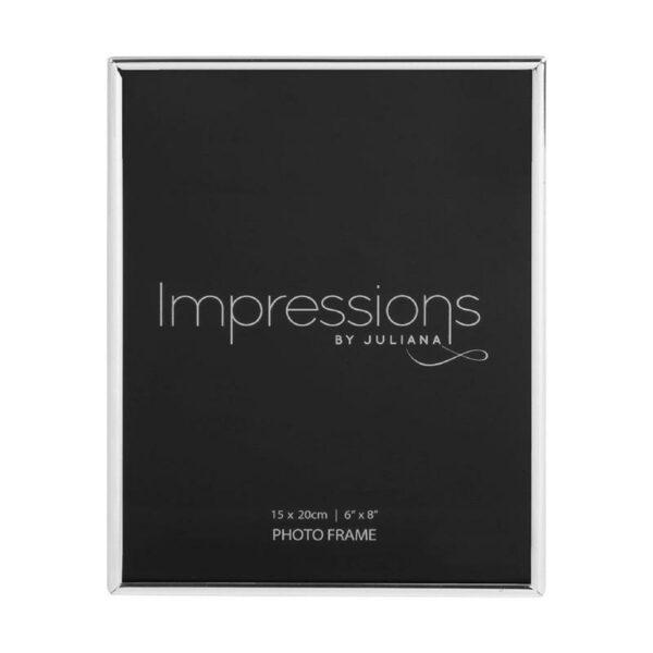 815668 Impressions Thin Silver Plated Photo Frame 6 x 8