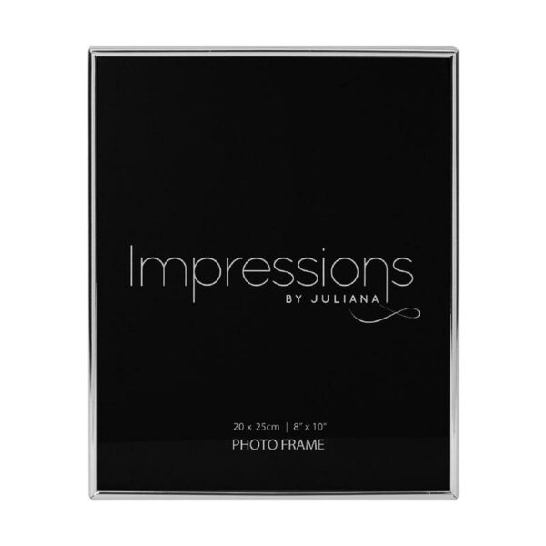 8159 Impressions Thin Silver Plated Photo Frame 8 x 10
