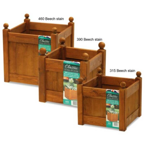 AFK Classic Planter 460 Beech Stain