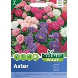 Country Value Aster Colour Carpet Mixed Seeds