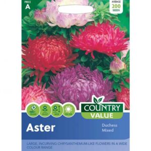 Country Value Aster Duchess Mixed Seeds