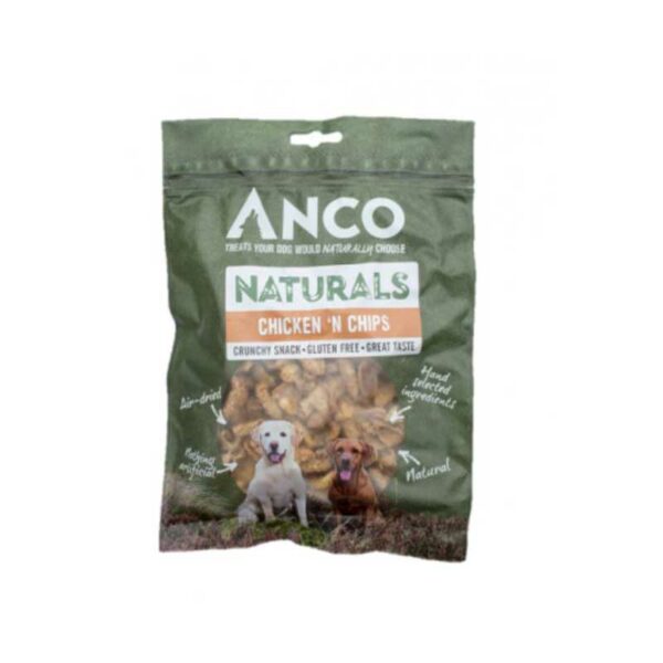 Anco Naturals Chicken 'N Chips Dog Treats 100g