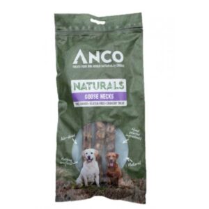 Anco Naturals Goose Necks Dog Treats 3pk