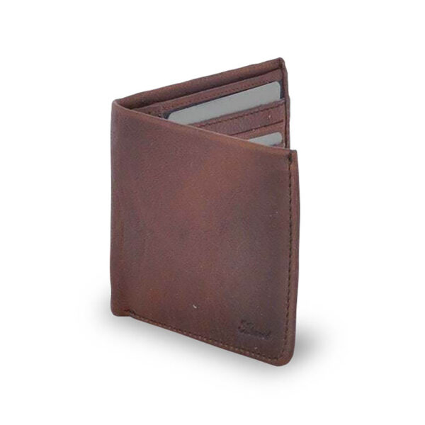 Ashwood Leather Stratford Men's Tan Wallet front 2 no box