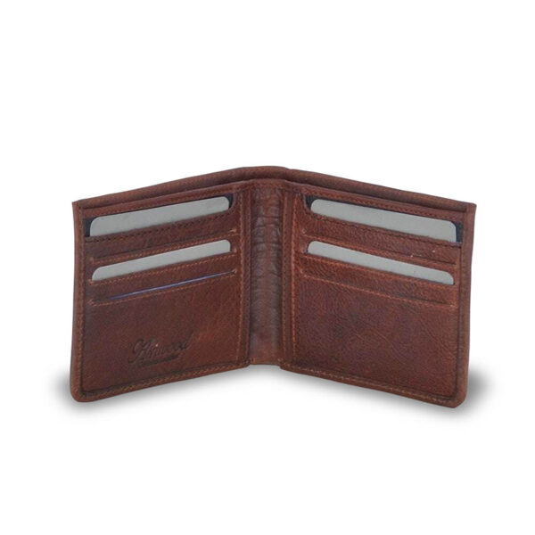 Ashwood Leather Stratford Men's Tan Wallet open no box