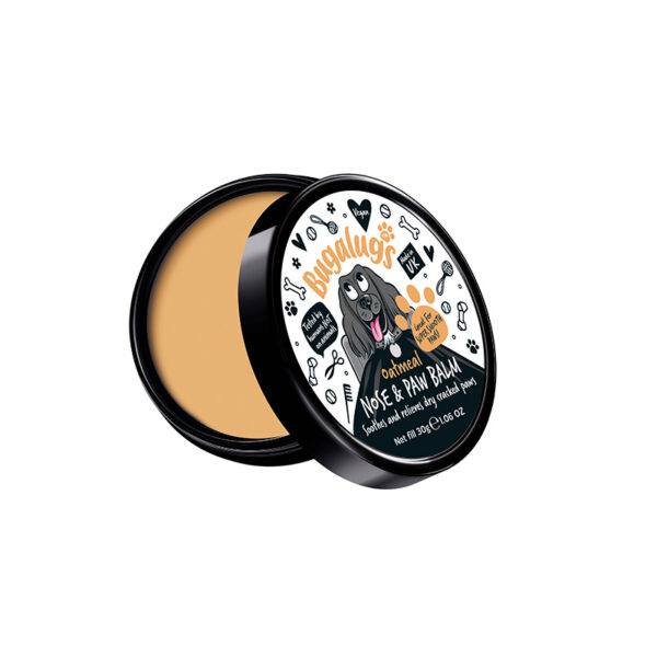 Bugalugs Nose & Paw Balm packaging open