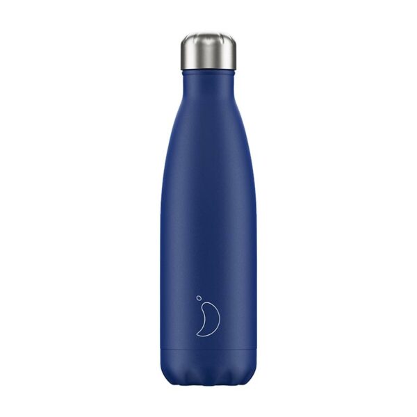 Chilly's Reusable Bottle - Matte Blue (500ml)