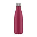 Chilly's Reusable Bottle - Matte Pink (500ml) back
