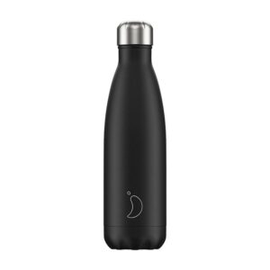 Chilly's Reusable Bottle - Monochrome Black (500ml)