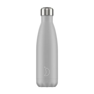 Chilly's Reusable Bottle Monochrome Light Grey 500ml