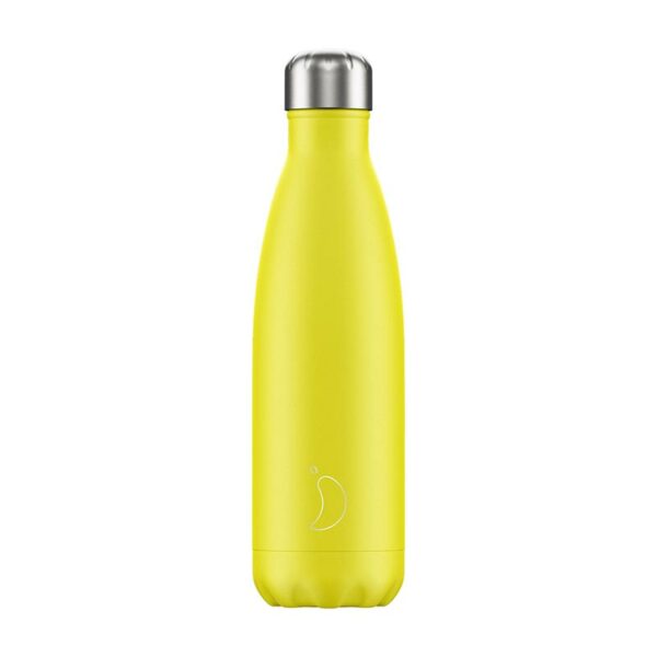 Chilly's Reusable Bottle - Neon Yellow (500ml)